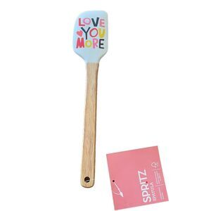 Valentines Love You More Spatula with Wooden Handle Target Spritz